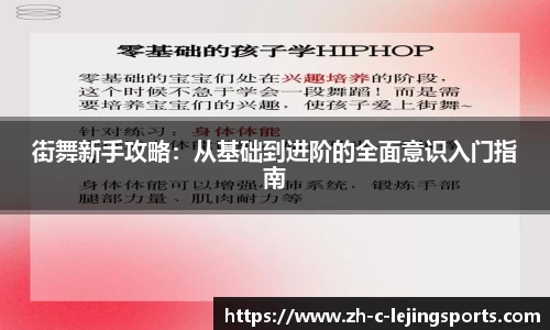 街舞新手攻略:从基础到进阶的全面意识入门指南